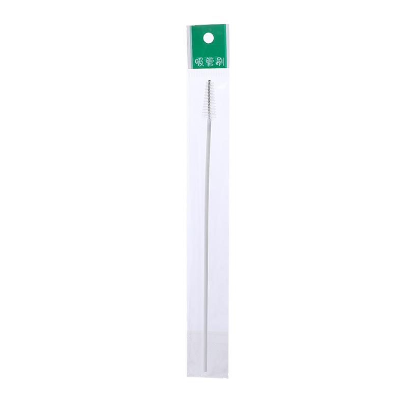 independent packaging straw brush feeding bottle straw spiral brush baby bottle accessories plastic cleansing brush nylon soft brush Item Picture