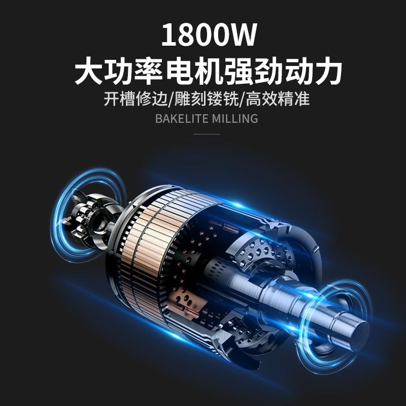 electric router inverted slotting machine woodworking engraving machine trimmer woodworking tools unlocking hole large gong machine electric router Specification drawing