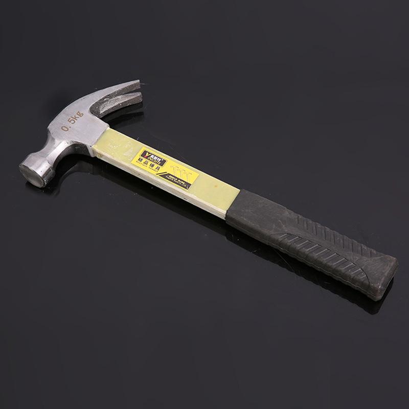 factory wholesale inster non-slip suction nail bakelite handle nail hammer 0.5kg claw hammer lengthened insulation handle nail hammer details Picture