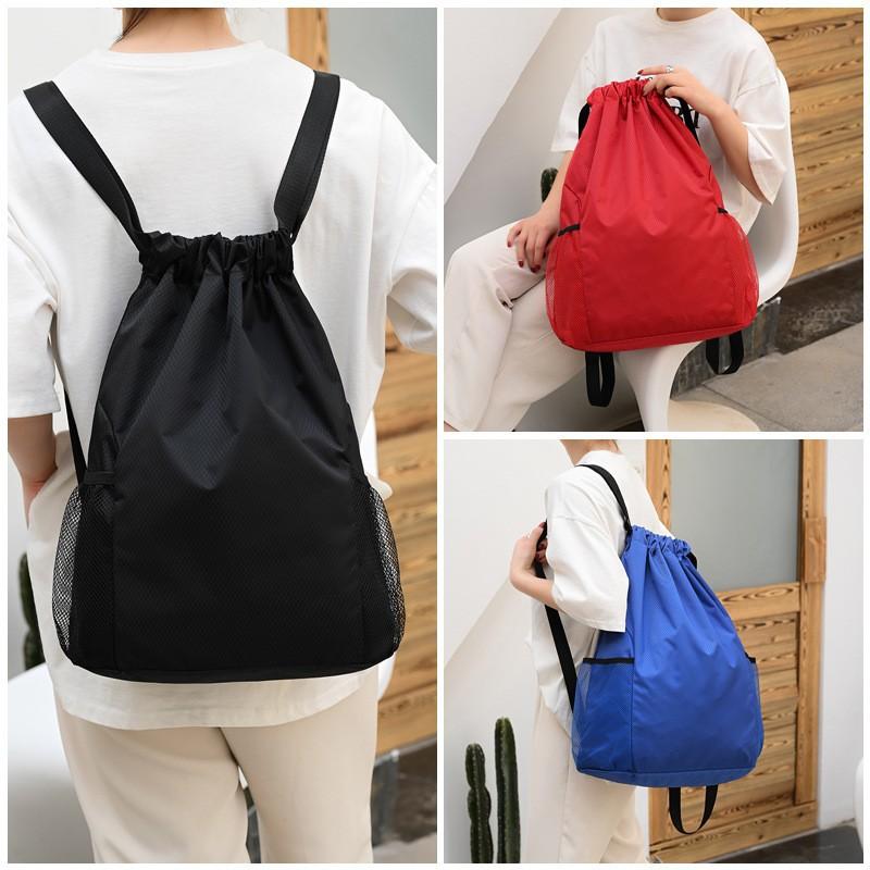 drawstring bag drawstring bag sports and leisure backpack oxford cloth large travel bag student football shoe bag basketball bag Specification drawing