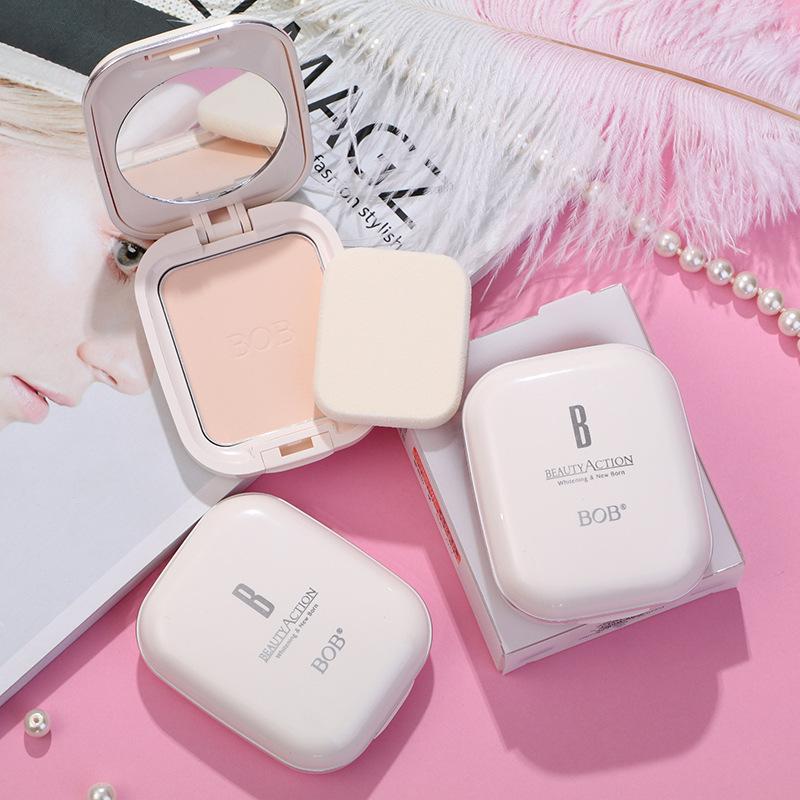 Makeup Bob Whitening Skin-Friendly Powder Concealer Oil Control Makeup Waterproof and Durable Student Cheap Wet and Dry Foundation full figure