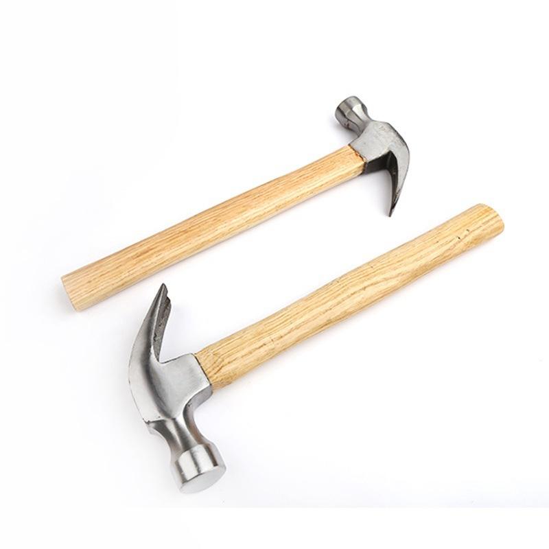 hammer tool household hammer wooden-handle claw hammer claw hammer small indenting hammer handle knocking hammer special steel mini woodworking Application Scenario