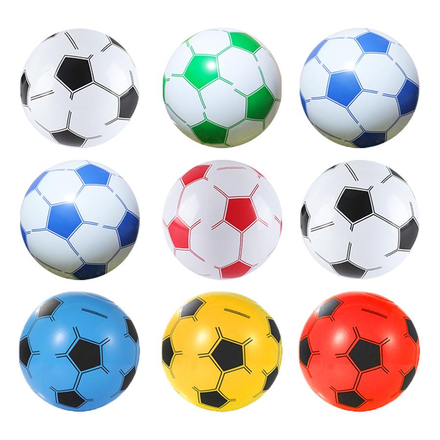 in stock pvc inflatable football inflatable beach ball water toys world cup competition holiday decoration ball