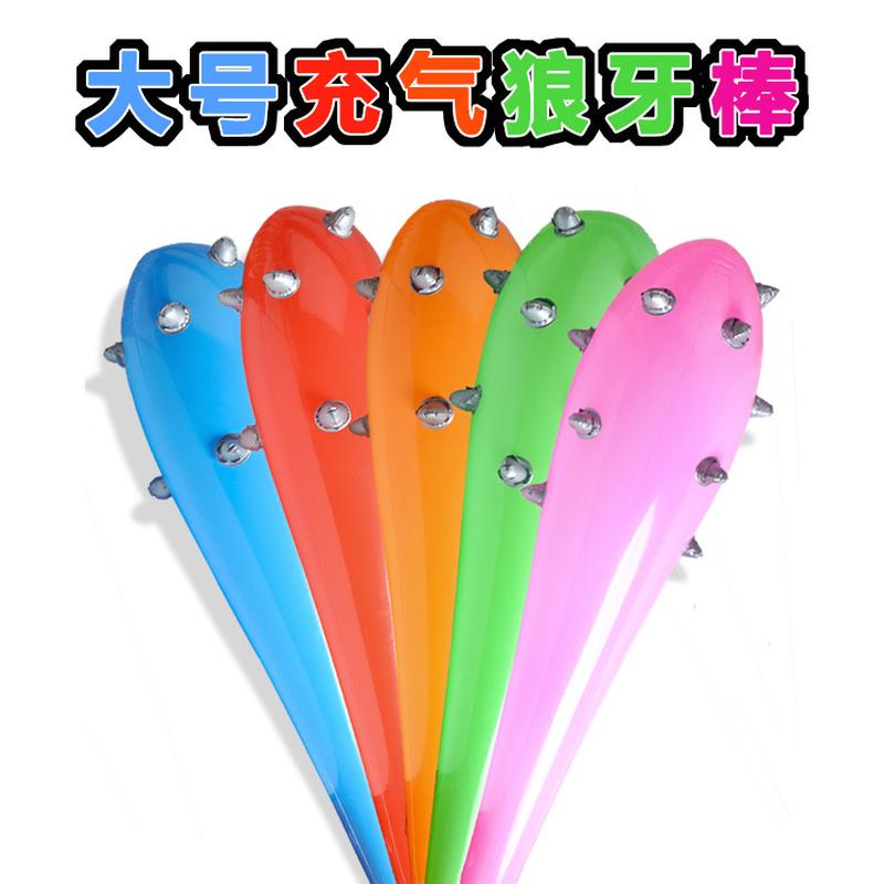 large inflatable wolf tooth baseball bat wholesale large claw hammer new cartoon children's inflatable toy factory wholesale details Picture
