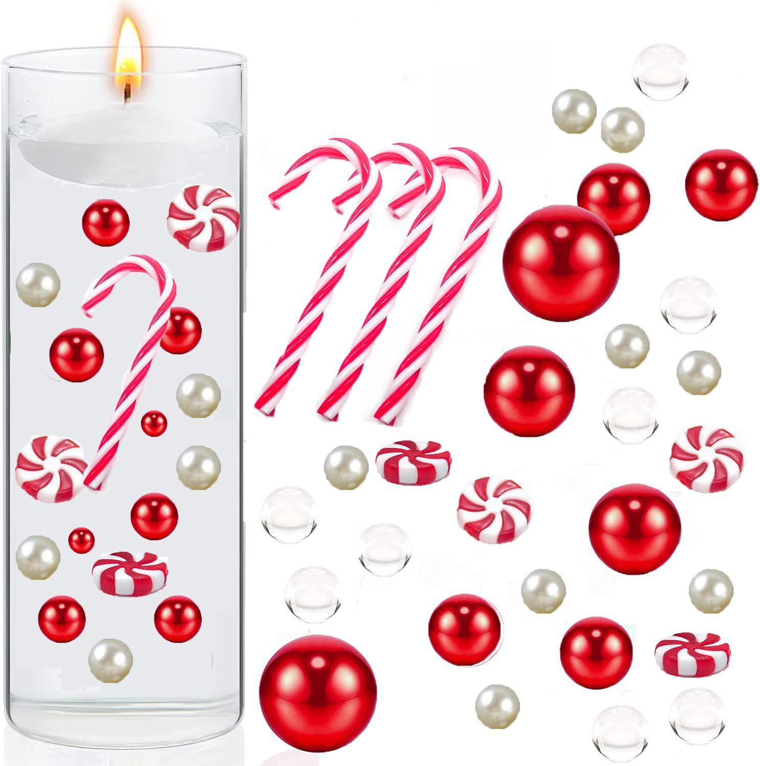 christmas vase filling beads floating pearl candy floating candle vase filling transparent hydrogel vase decoration