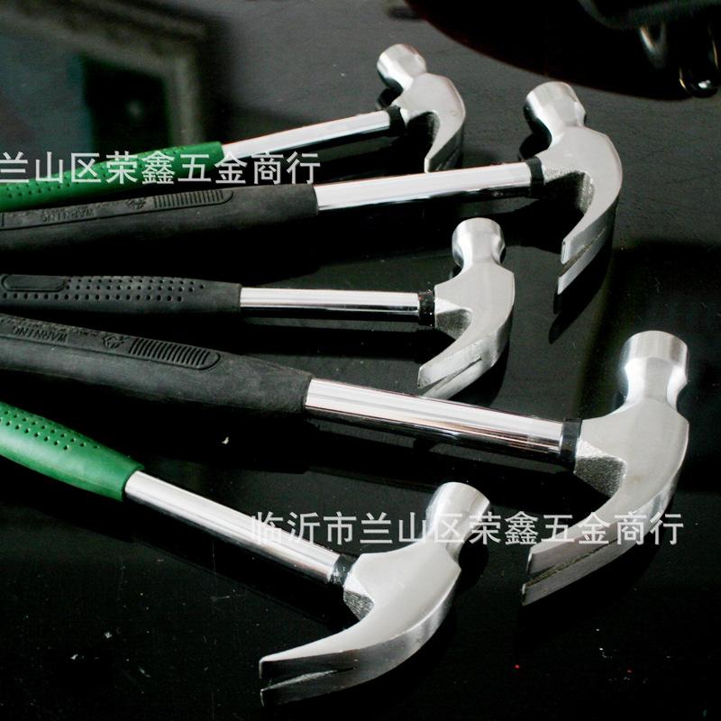 nail hammer factory white steel handle non-slip black plastic handle chrome plating 0.25 0.5 0.75kg yellow spray plastic claw hammer Application Scenario