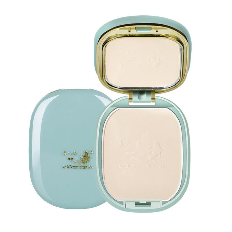 Mermaid Refreshing Powder Finishing Concealer Skin Grinding Wet and Dry Dual-Use Long-Lasting Invisible Pore Waterproof Smear-Proof Beauty Makeup Item Picture