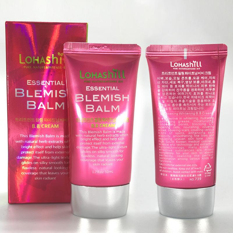 Makeup Lohashill Dew Korean Decoration Bright Light Magic Pink BB Cream moisturizing Oil Control Concealer Foundation Application Scenario