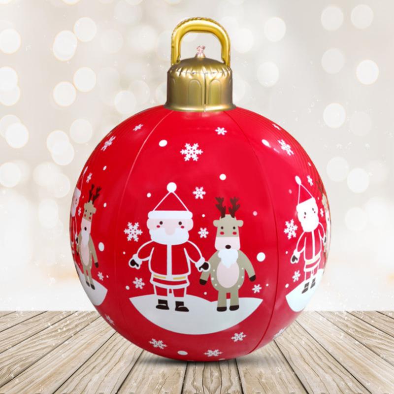 spot pvc inflatable christmas jewelry ball christmas inflatable ball christmas tree ornament ball outdoor christmas anniversary gift