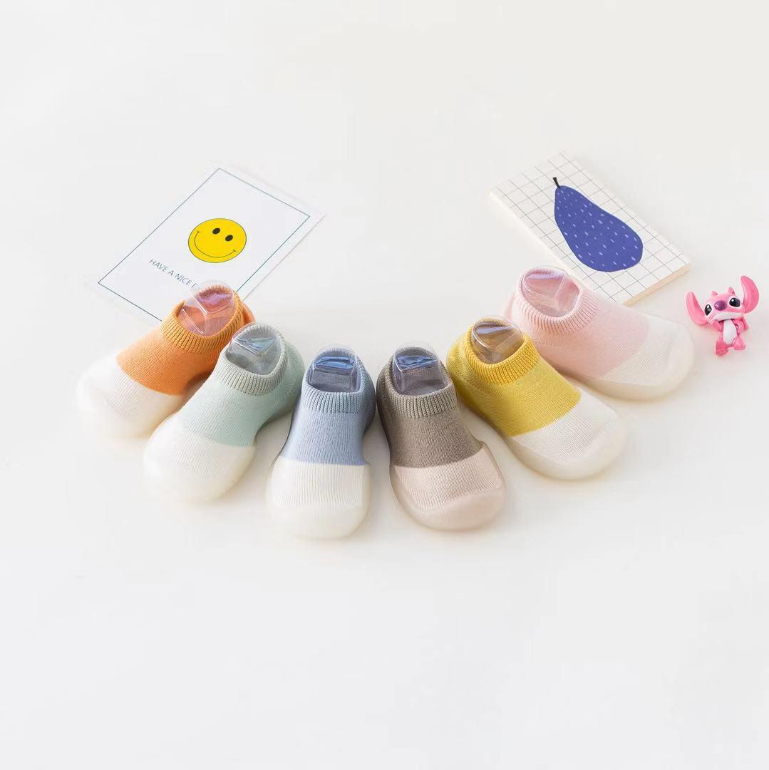 autumn and winter non-slip rubber sole toddler shoes snow children's shoes rubber shoes infant baby shoes and socks factory wholesale