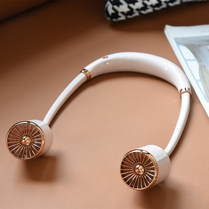 Hanging Ne Tee-Gear Wind Fan USB Charging Adjustable Angle Summer Students Outdoor Portable Electric Fan Cross-Border
