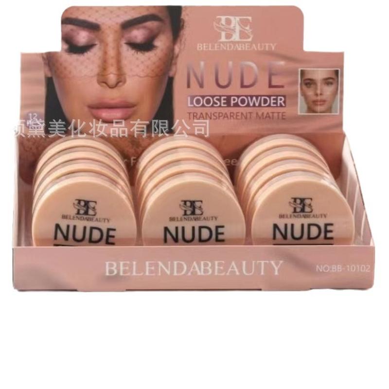 cross-border belendabeauty concealer losse powder light bare repair matte powder waterproof sweat-proof long-lasting finishing Item Picture