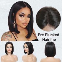 wig human hair wigs front lace wig front lace real human hair european and american style wig bob head cover