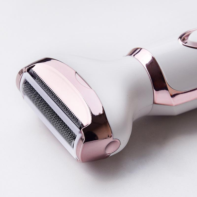 new four-in-one women's shaver female pogonotomy shaving usb rechargeable electric eyebrow trimming nose hair trimmer shaving pubic hair Specification drawing