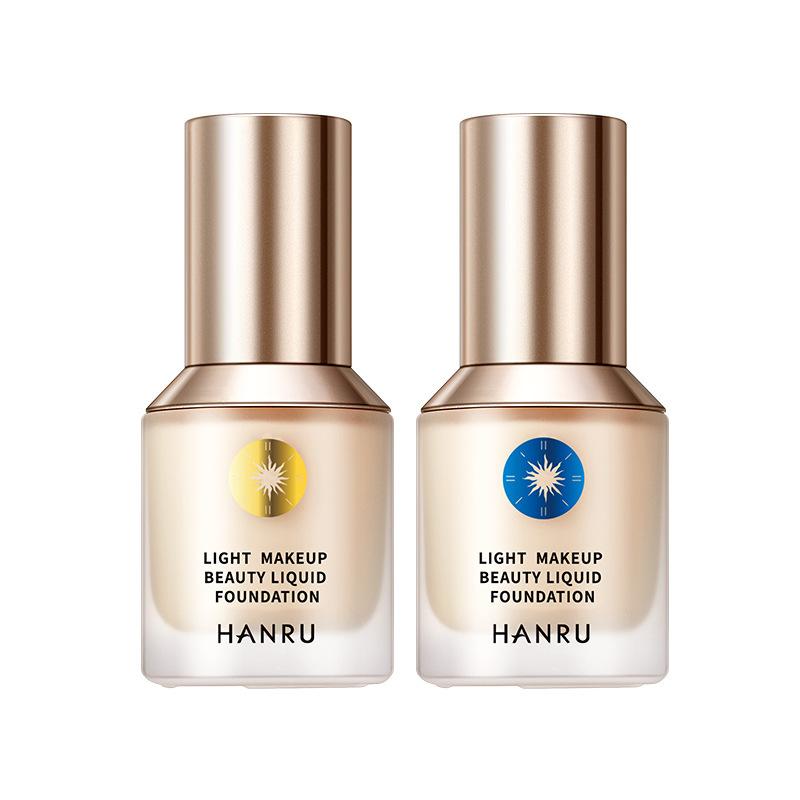 han ru liquid foundation clear freshing and moistrurizing waterproof smear-proof concealer moisturizing natural paste makeup mixed dry oily skin Item Picture