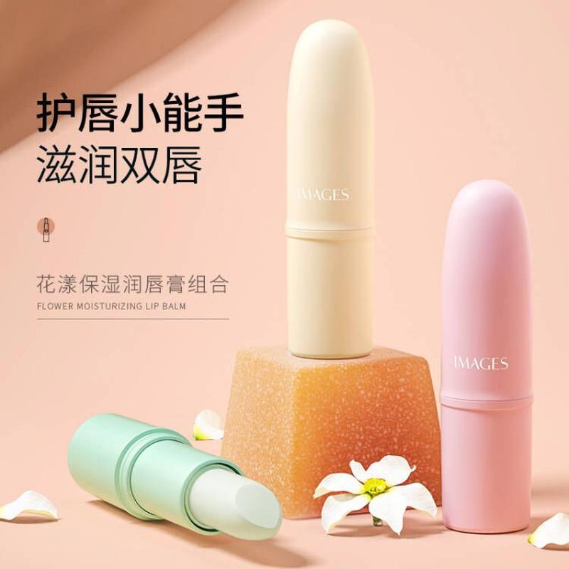 Images Huayang Moisturizing Lip Balm Moisture Replenishment Moisturizing and Brightening Lip Color Bullet Lip Balm Direct Wholesale full figure