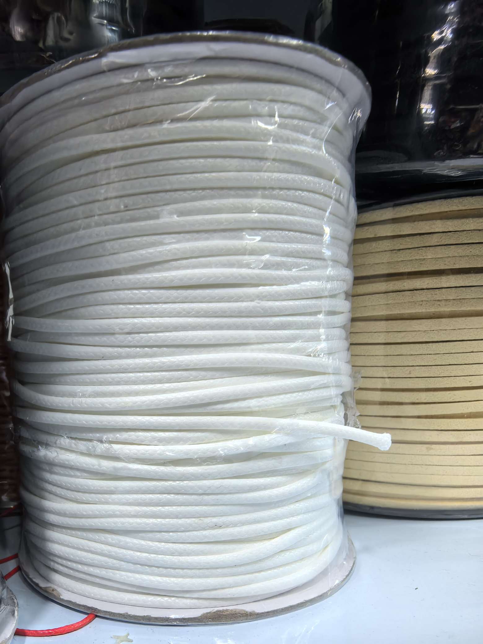 韩国蜡线涤纶丝编织包挂打结专用厂家直销1mm1.5mm2mm3mm各种尺寸齐全手链编织项链挂绳饰品挂饰详情图5