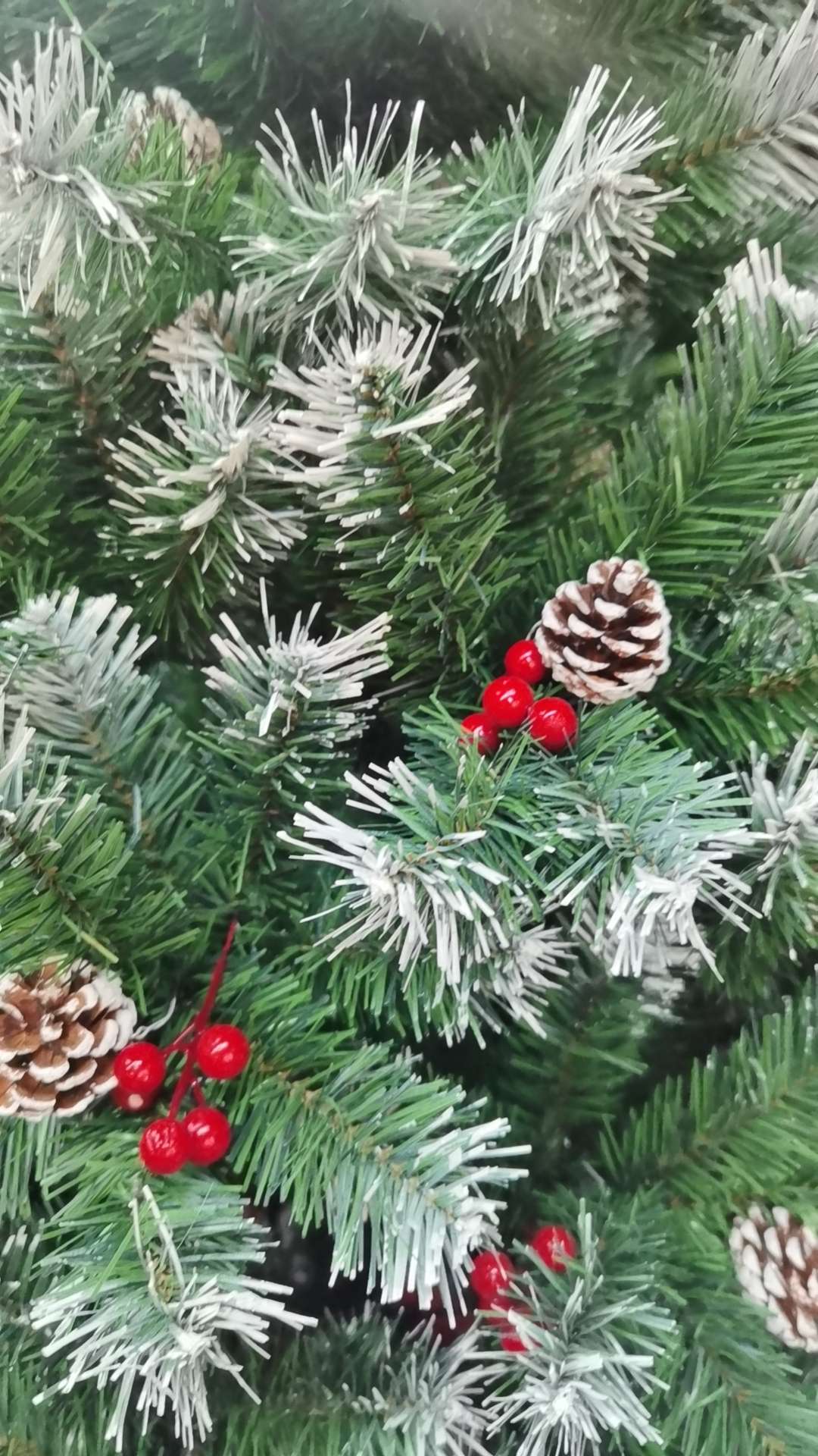 专业生产各种规格圣诞树，松针树，PE混合圣诞树飞雪花圣诞树飞雪花圣诞树详情图3