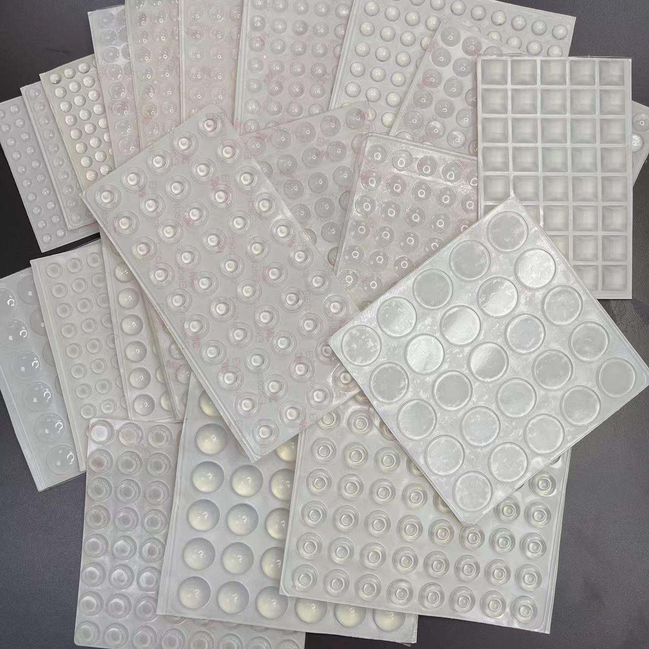 Customized Hemisphere Silicone Anticollision Particles Router Printer TV Braet Silica Gel Pad Non-Slip Wear-Resistant Silica Gel Mat full figure