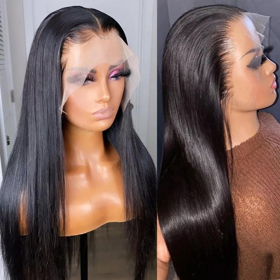 13x4 Hand-Woven Front Lace Wig Lace Frontal Wig Human Wigs Lace Head Cover Human Hair