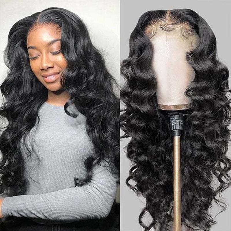 factory wholesale foreign trade human hair loose wave curly wigs real hair curly hair wig