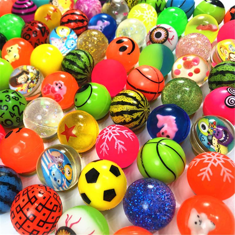 no. 27 mixed rubber bouncy ball colorful fun park haidilao floating toys 25mm children bouncing ball wholesale details Picture