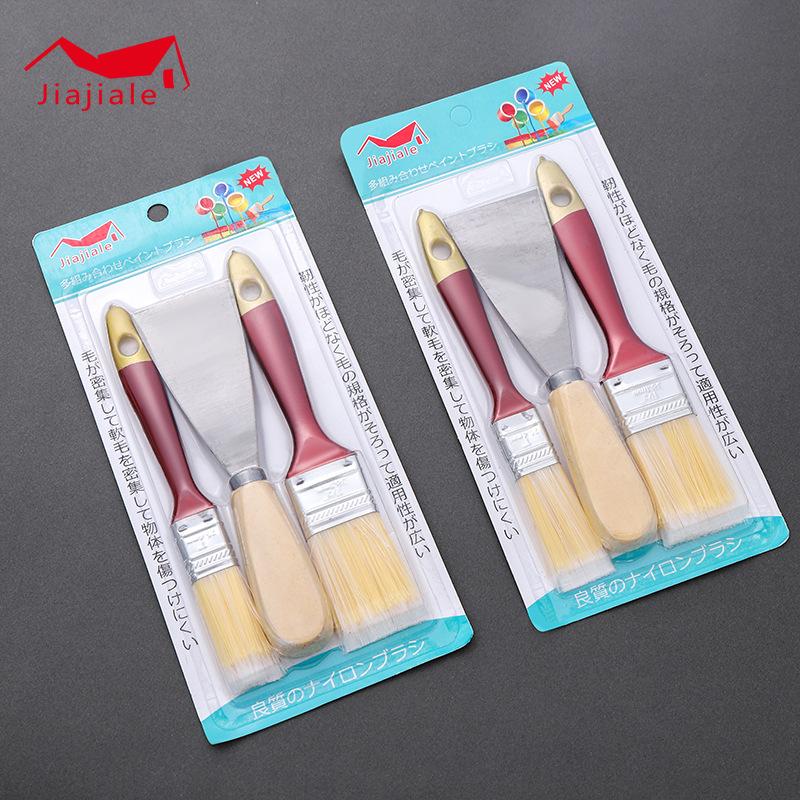 l17 soft brush putty knife tool wash and clean special gap brush car vent household factory worker Specification drawing
