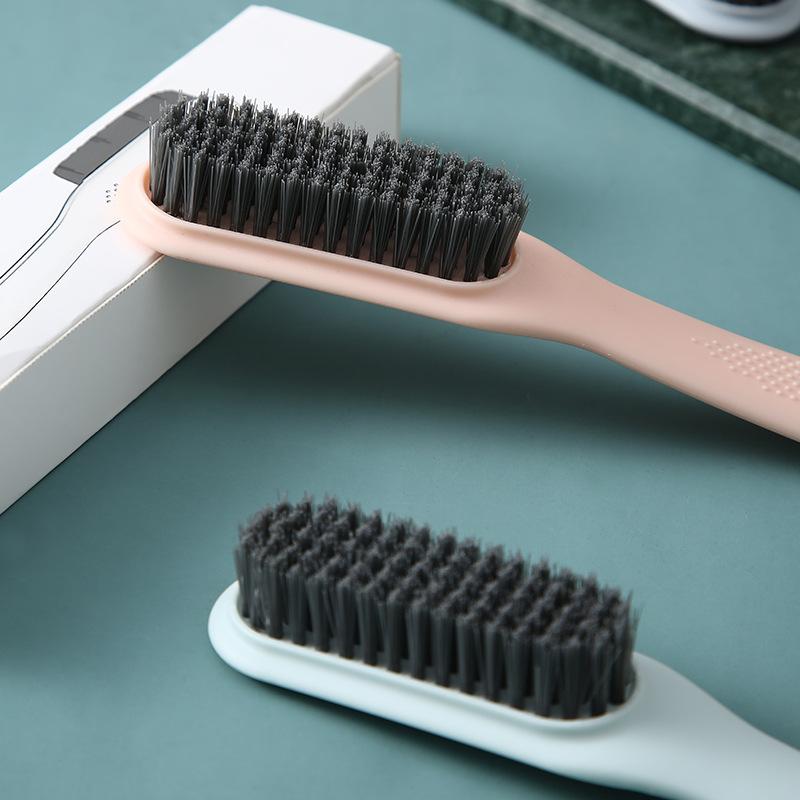 household shoe brush clothes cleaning brush soft brush does not hurt shoe brushing clothes cleaning shoe brush shoe brush long handle scrubbing brush details Picture