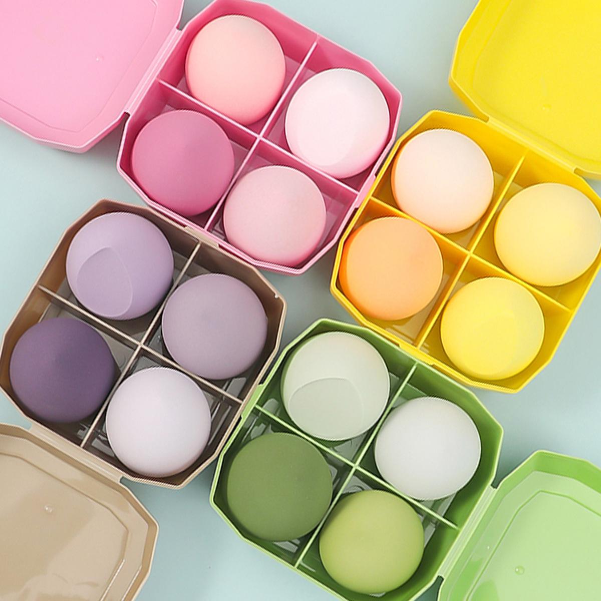 large 4 * 6a product non-latex puff water drop gourd oblique cut powder puff facial cleaning puff cotton puff cosmetic egg beauty blender