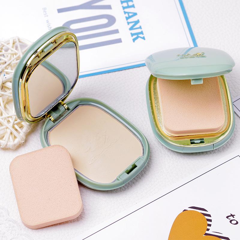 Mermaid Refreshing Powder Finishing Concealer Skin Grinding Wet and Dry Dual-Use Long-Lasting Invisible Pore Waterproof Smear-Proof Beauty Makeup full figure
