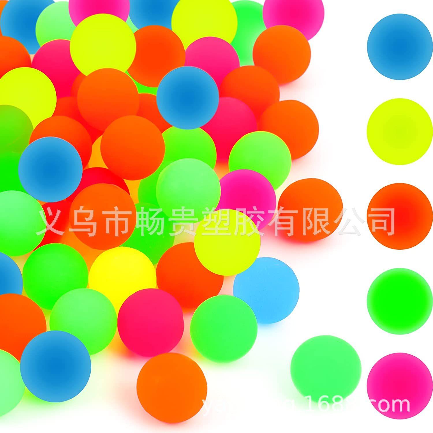 elastic ball manufacturer luminous bouncy ball elastic ball fluorescent rubber bouncy ball elastic ball children's toys capsule toy blind box hole music Item Picture