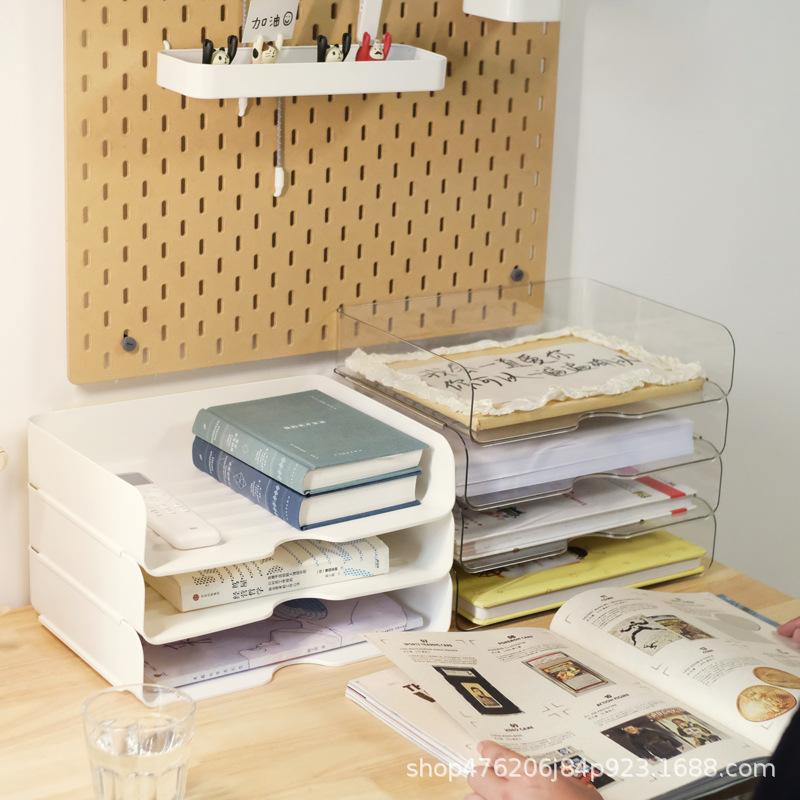 desktop office storage artifact a4 paper storage box drawer office student storage cabinet file shelf