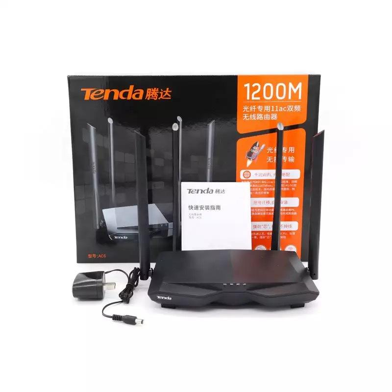 Tengda AC10 Dual-Frequency Gigabit Wireless English Router Ac 1200M WiFi Optical Fiber Home Router Specification drawing