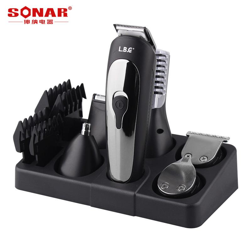 Cross-Border 10-in-1 Electric Shaver Nose Hair Trimmer Usb Electric Clipper Hair Dressing Tool Multi-Function Hair Clipper Suit details Picture