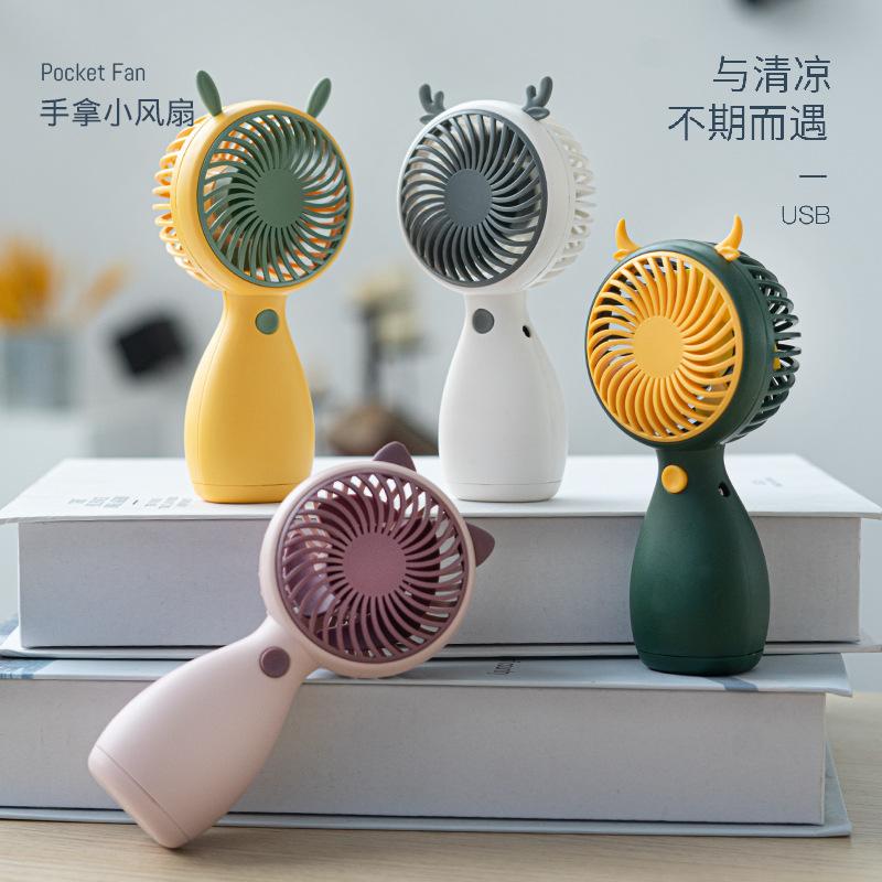li jiaying recommend handheld mini little fan usb lanyard desktop electric fan 2022 rechargeable outdoor fan