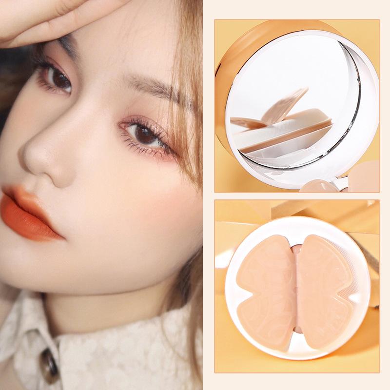 mellesh butterfly cushion compact concealer foundation cream female student cheap wholesale makeup l-da l-da bb cream Specification drawing
