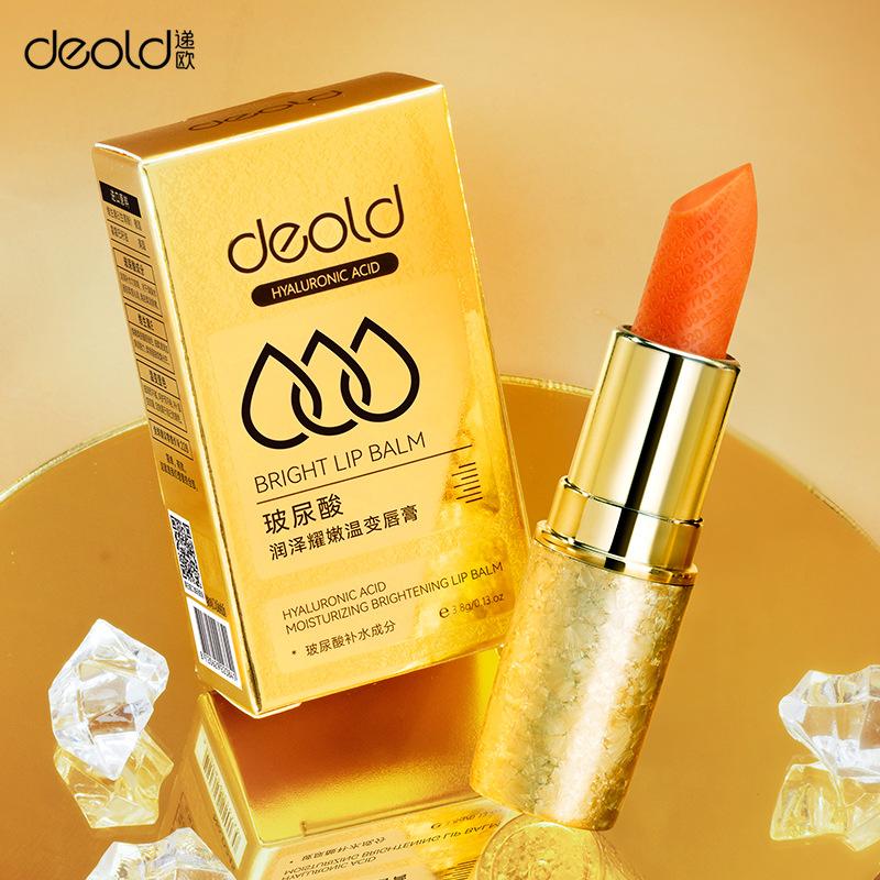 deold hyaluronic acid color changing lip balm moisture replenishment thousands of men and thousands of colors women's nude makeup lipstick lip balm lip gloss wholesale full figure