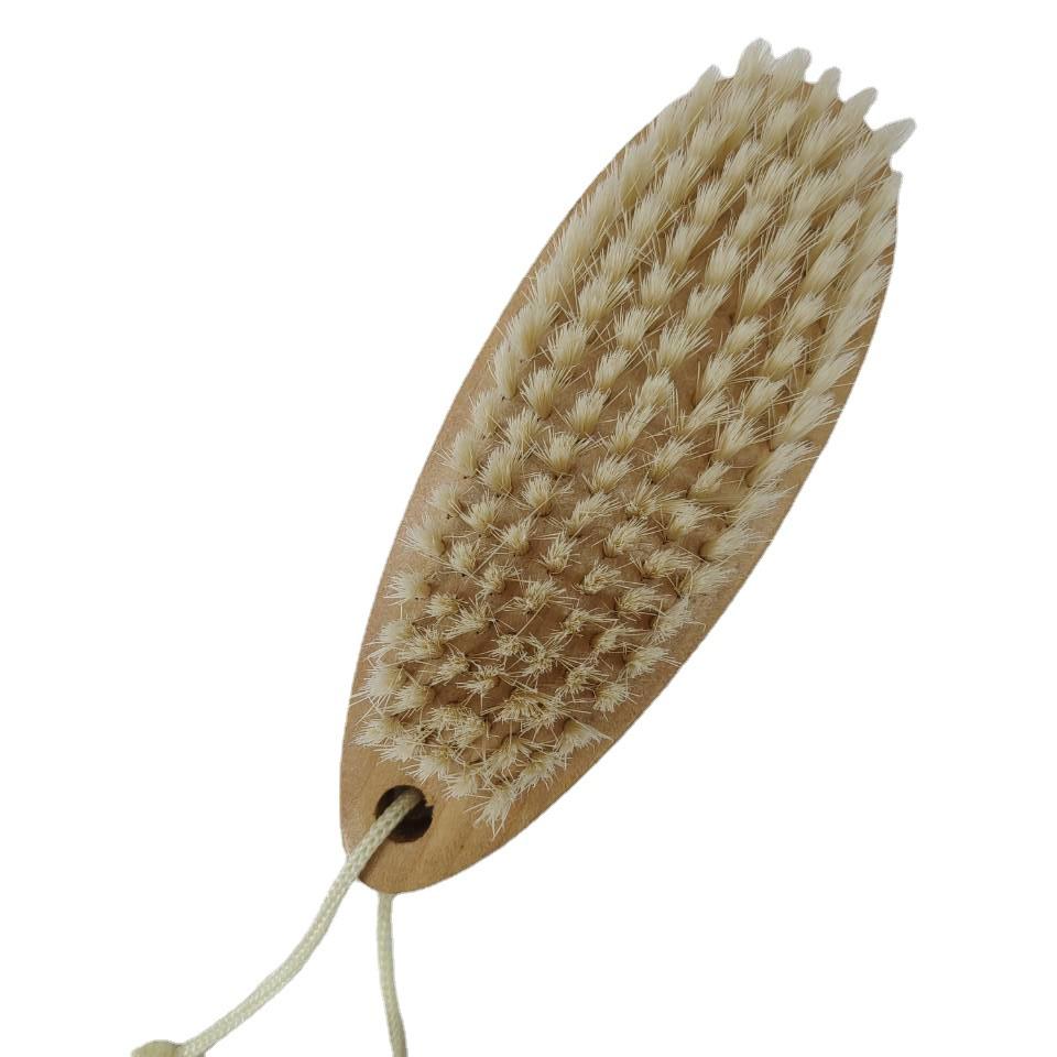 water drop type soft brush wooden handle shoe oil brush cleaning brush multi-purpose shoe polish brush soft fur shoe brush oil brush wood board