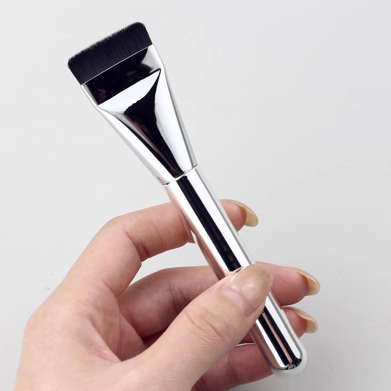 flat head powder foundation brush facial treatment brush one word flawless foundation concealer brush smear-proof makeup soft cangzhou makeup brush