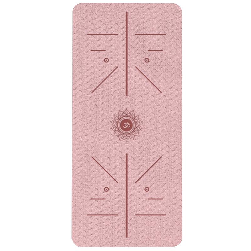 Paidu TPE Yoga Mat for Girls Fitness Mat Non-Slip Thickened Shock Absorption Mute Sports Mat Home Yoga Mat Item Picture
