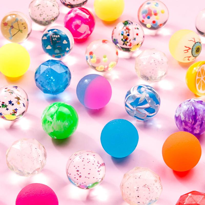 pat ball no. 32 elastic ball children's bouncing rubber solid bouncy ball elastic toys large small rubber ball