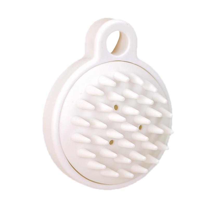japanese-style head washing fantastic cap massage comb head shampoo soft brush head scratching tool silicone shampoo brush cleaning scalp Item Picture