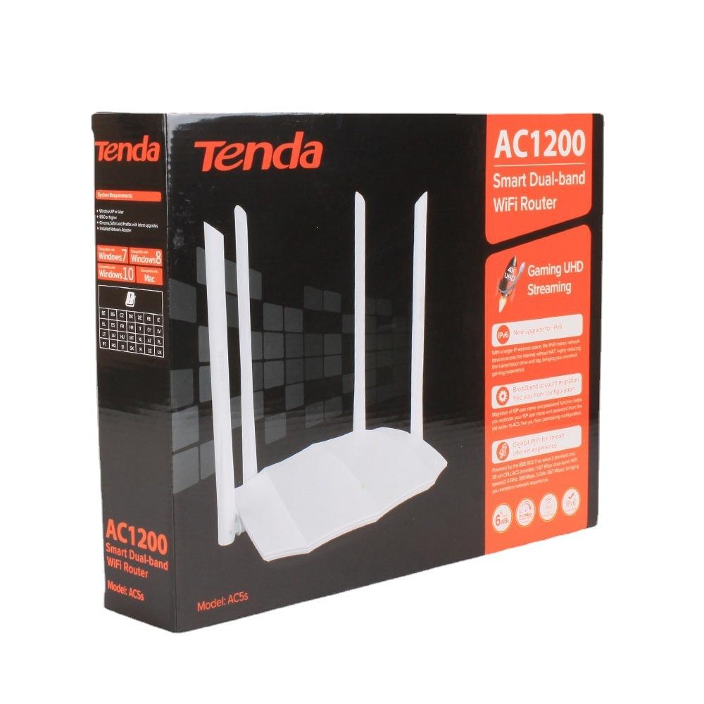 English Tenda Tengda Ac5s Wireless Router WiFi Dual-Band 5G 1200M English Router Item Picture
