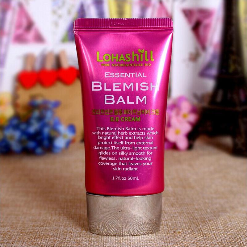 Makeup Lohashill Dew Korean Decoration Bright Light Magic Pink BB Cream moisturizing Oil Control Concealer Foundation details Picture