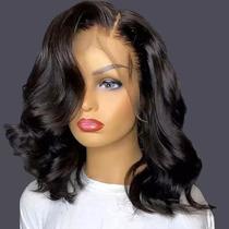 European and American Style Lace Real Human Hair Xuchang Wig Front Lace 13x4 Human Hair Real Human Hair Wave Head Cover