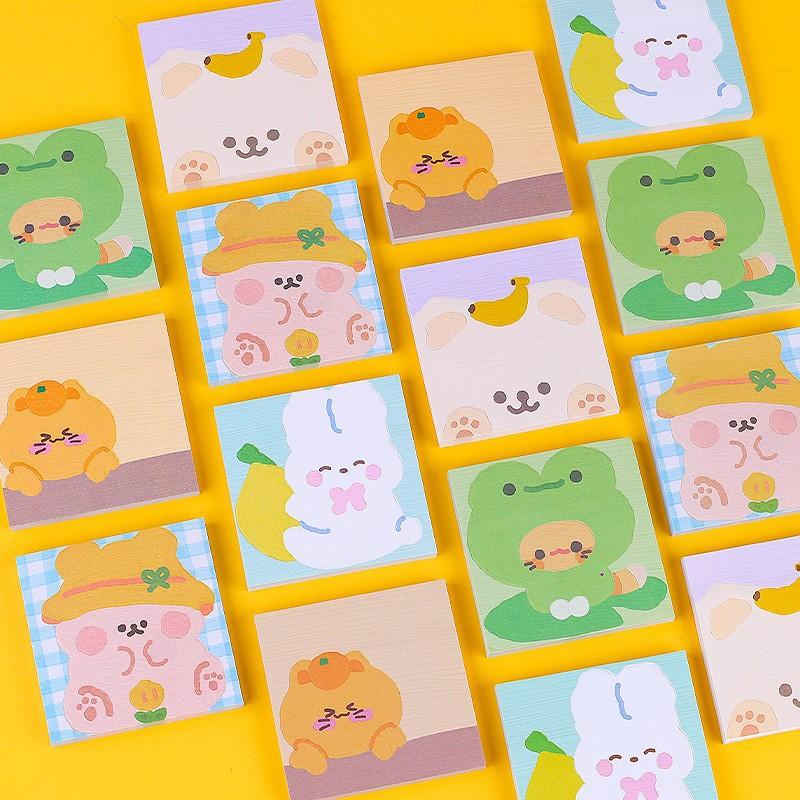 cute sticky notes creative cute girl heart note 80 student notes autograph book student sticky notes ins