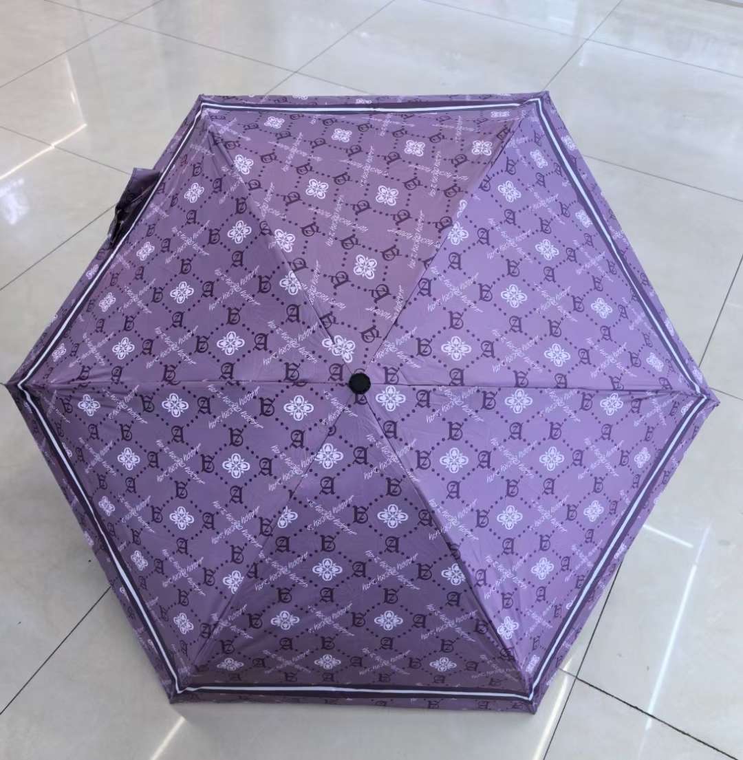 Umbrellas, thumb umbrellas, daily necessities, small household appliances, sunshades, sun umbrellas, rainproof tools, windproof, sunshade and rainproof three-fold umbrellas, stalls, annual inspection, practical and portable Specification image