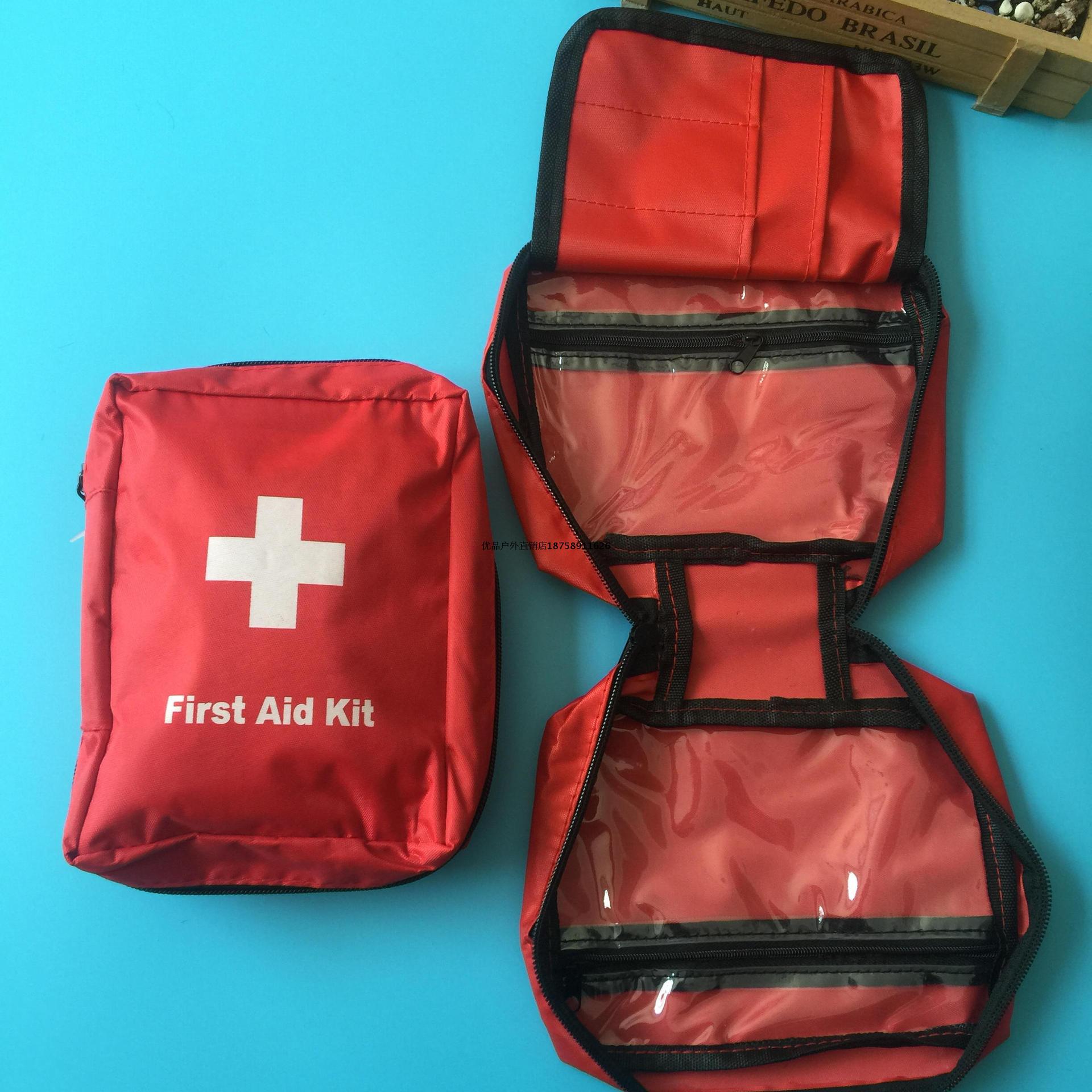 outdoor first aid kits travel storage bag handbag first-aid kit family bag oxford cloth emergency storage spot