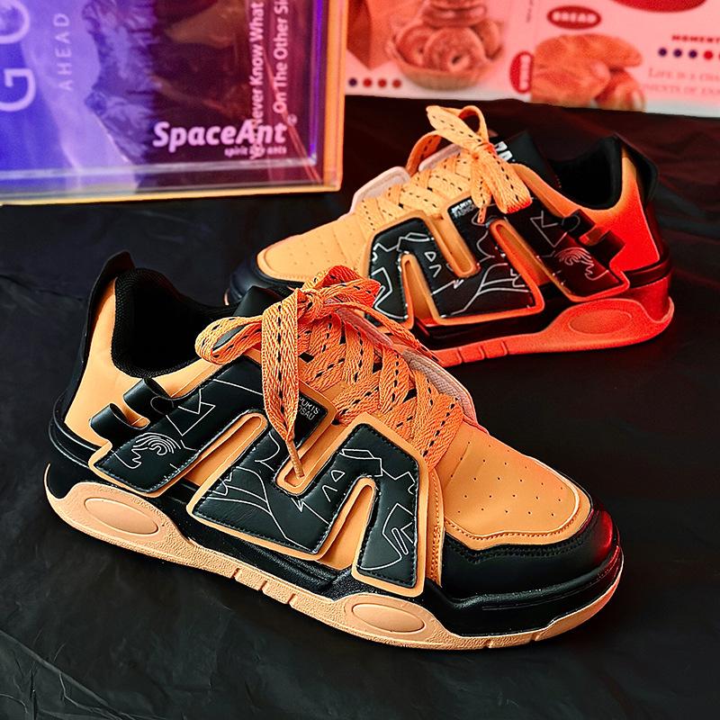 niche design bread shoes casual new national fashion daddy shoes sports skate shoes live models cross-border hot selling men's shoes