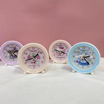 new cartoon alarm clock creative bedroom bedside little alarm clock living room digital plastic clock student desk small desk clock